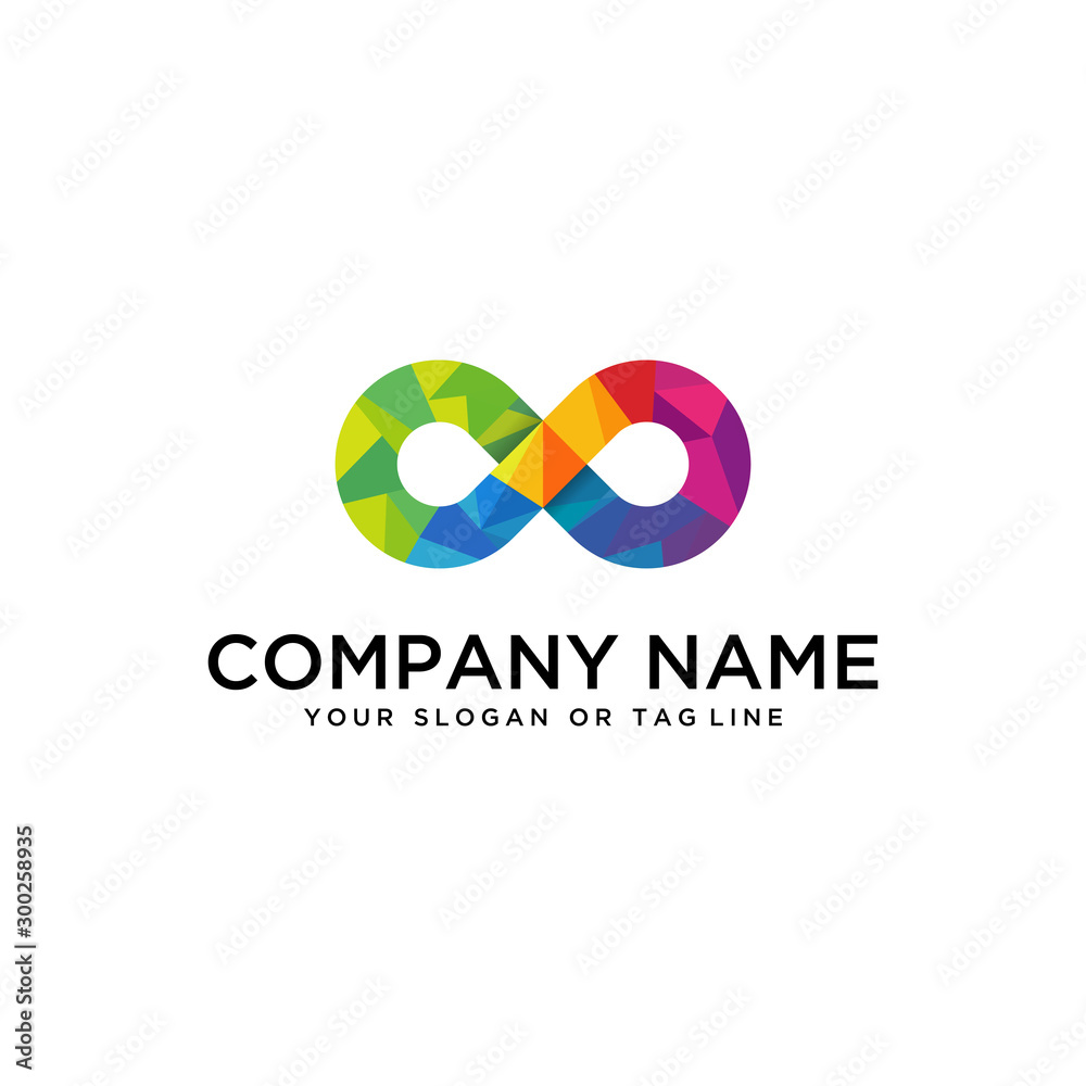 Fototapeta premium creative logo design Infinity concept vector template