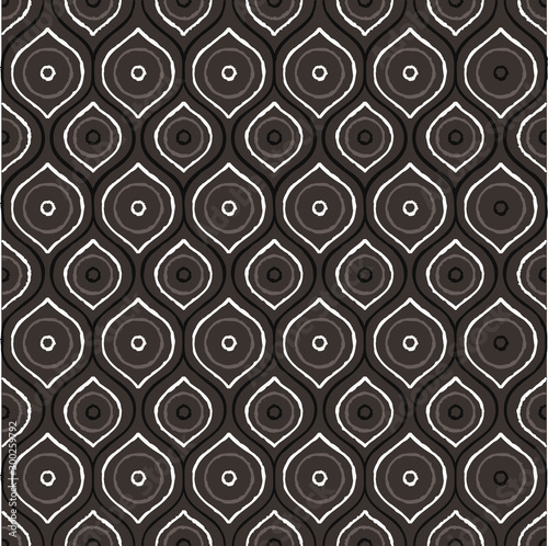Abstract Aboriginal dot painting in vector format