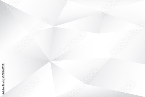 Abstract geometric white and gray color background. Vector, illustration.