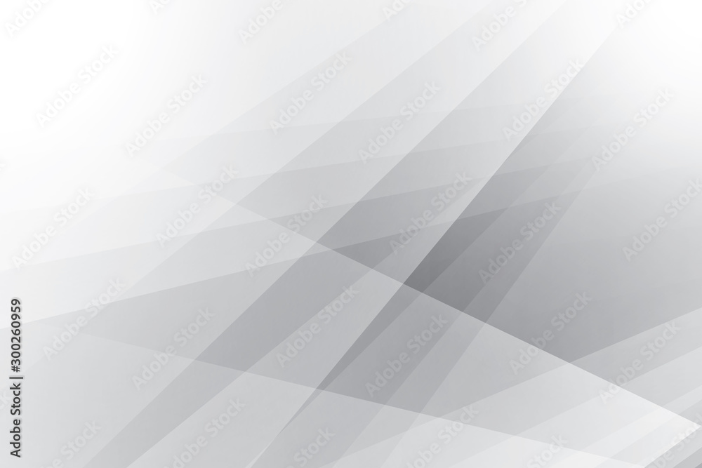 Obraz premium Abstract geometric white and gray color background. Vector, illustration.