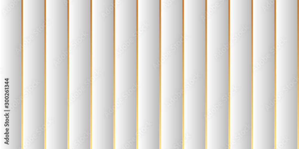 Obraz premium Abstract minimal white geometric background