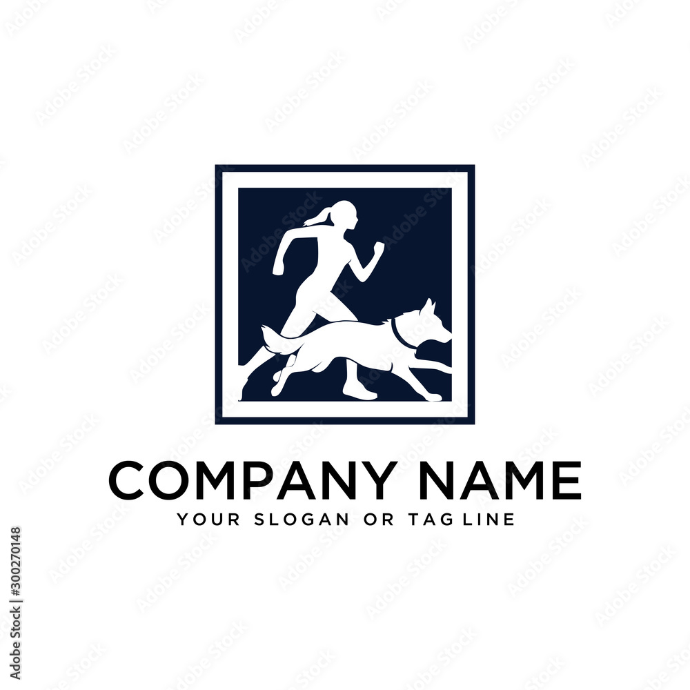 design logo ideas training dogs vector template design logo ideas training dogs vector template