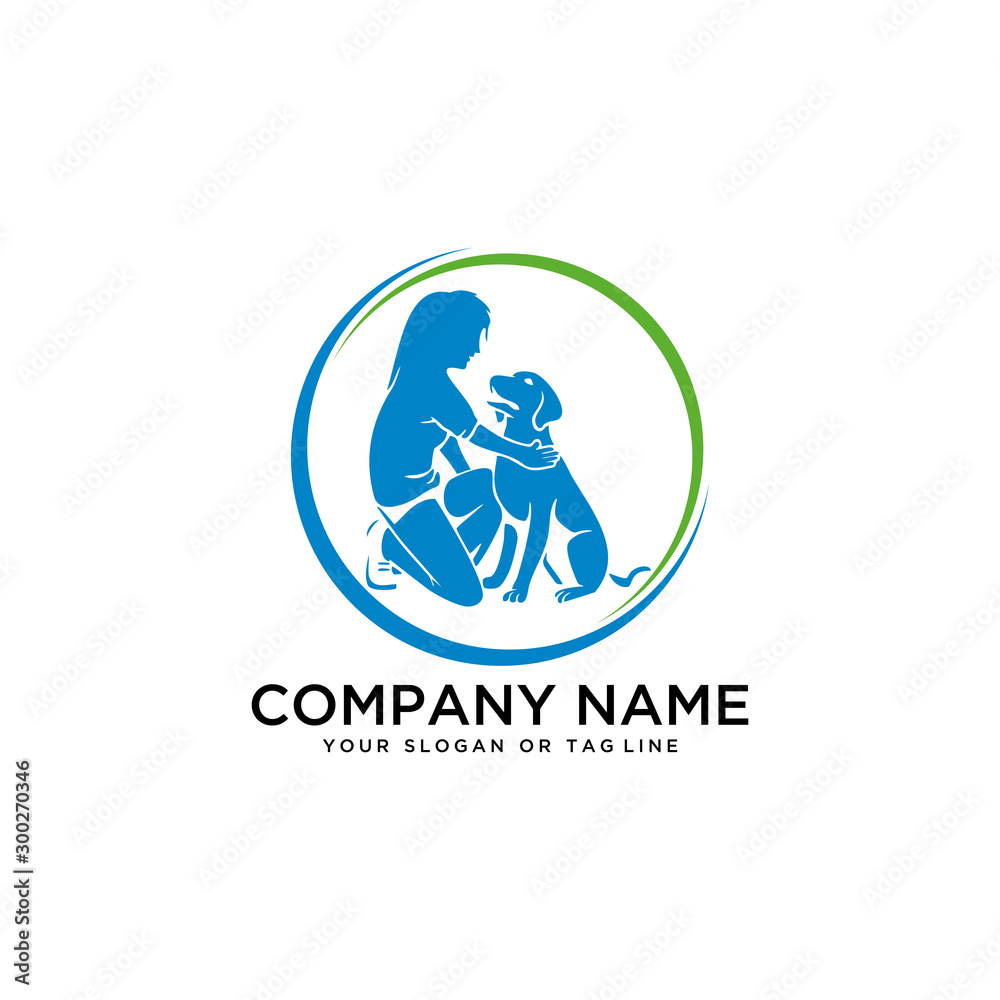 design logo ideas training dogs vector template design logo ideas training dogs vector template