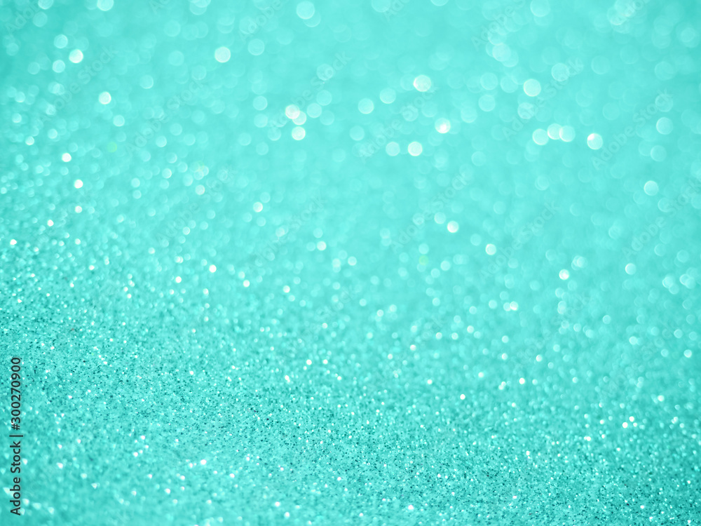 Obraz premium turquoise blue glitter abstract background