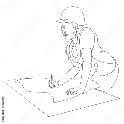 female architect interior designer