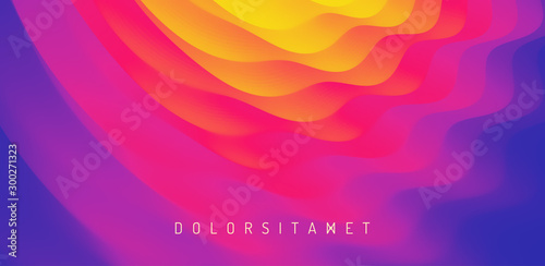 Abstract background with dynamic effect. Creative design poster with vibrant gradients. Vector Illustration for advertising, marketing, presentation. Mobile screen.