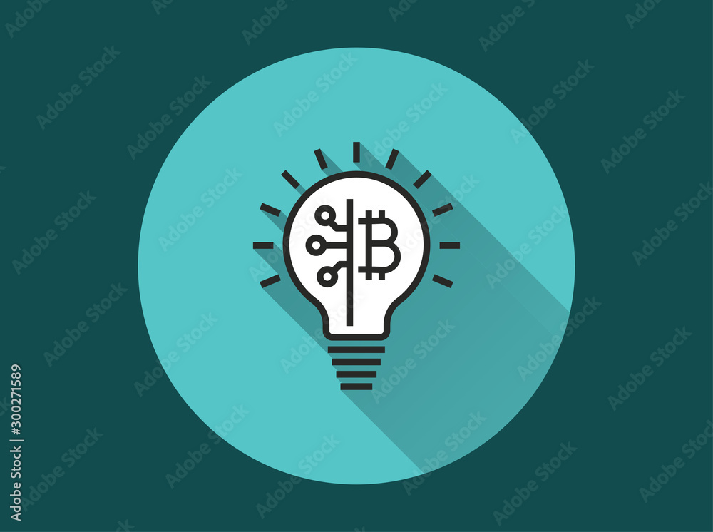 Blockchain - vector icon for graphic and web design. Blockchain - vector icon for graphic and web design.