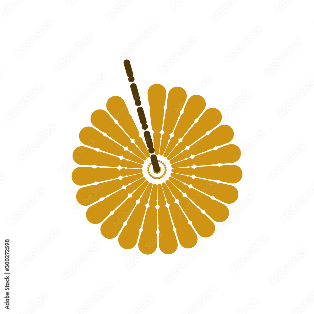 logo fan abstract design tempalte