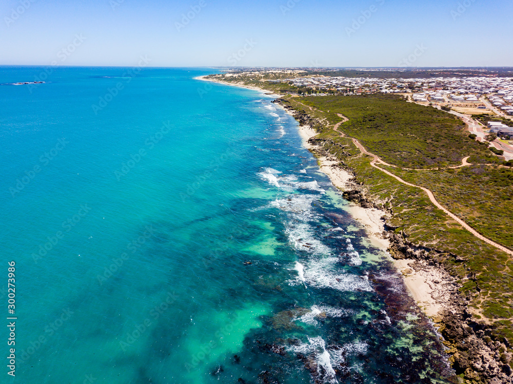 Aerial photograph over Iluka (Burns Beach, Ocean Reef, and Mullaloo
