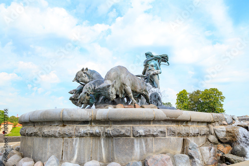 Copenhagen, Denmark. Gefions Fountain (