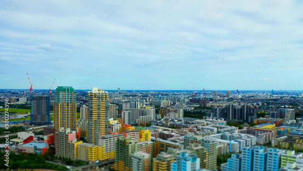 Obraz premium 都市 空撮
