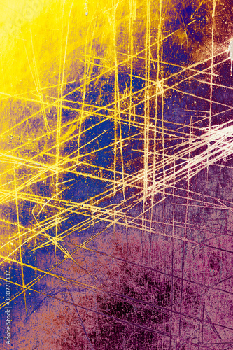 Abstract color scratch background in rainbow style