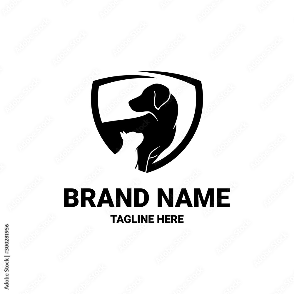 creative logo design Dog and Cat vector template creative logo design Dog and Cat vector template