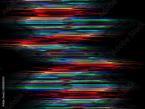 Colorful glitched abstract background.