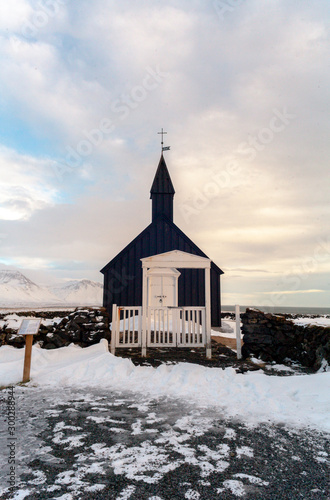 Church in the upper north of iceland