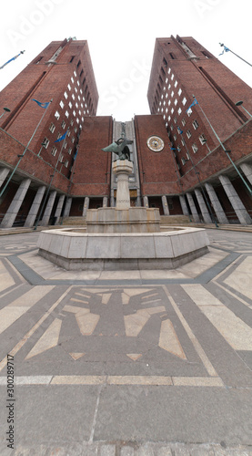Photography Wideshot of the capitol in Oslo