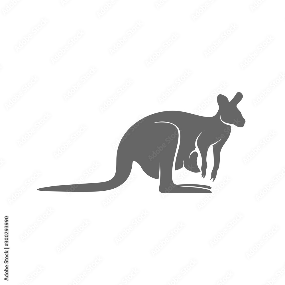 Kangaroo Logo Design Vector. Kangaroo logo Template Kangaroo Logo Design Vector. Kangaroo logo Template
