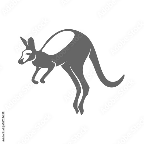 Kangaroo Logo Design Vector. Kangaroo logo Template