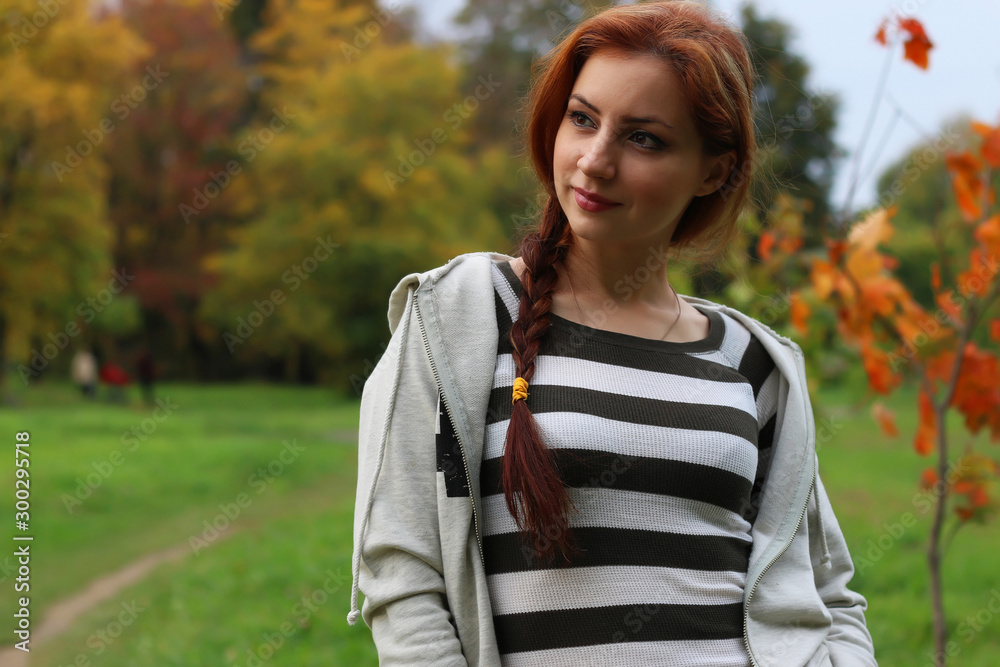 Autumn leaves girl book casual Autumn leaves girl book casual