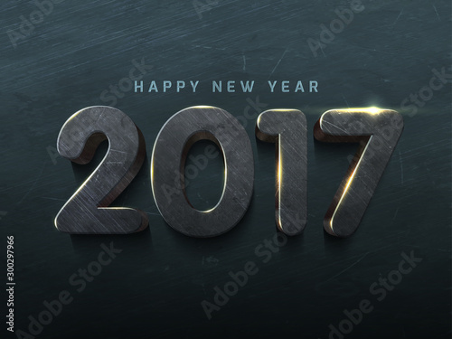 Text 2017 for New Year Celebration.