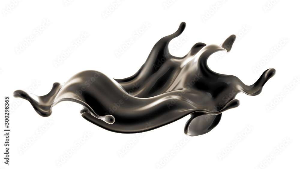 Splash fluid. 3d illustration, 3d rendering. Splash fluid. 3d illustration, 3d rendering.