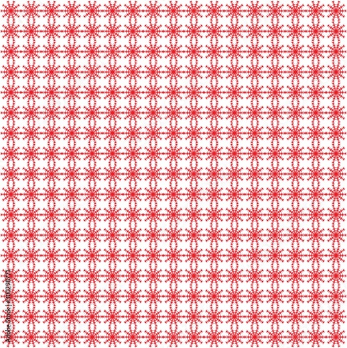 red seamless floral pattern