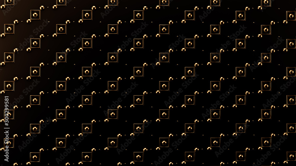 Fototapeta premium Interior pattern, architectural background. 3d illustration, 3d rendering.