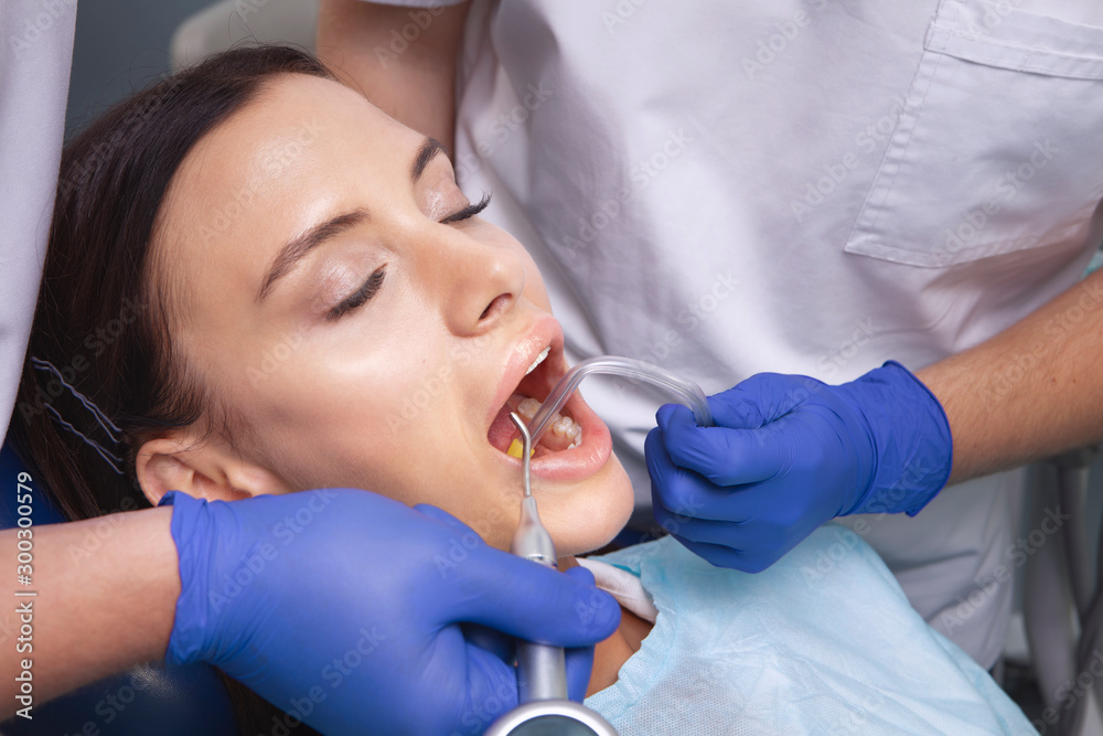 Fototapeta premium Dental clinic. Dental procedures.