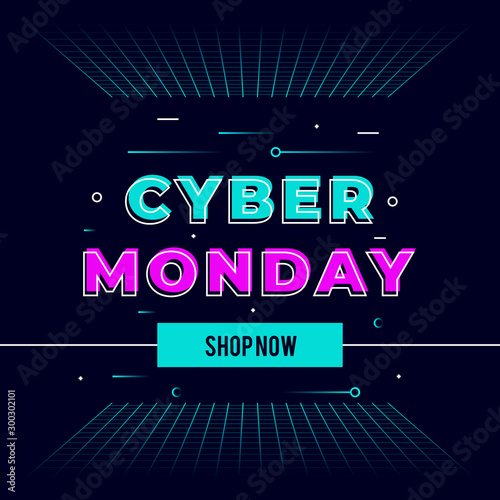 Cyber Monday concept banner