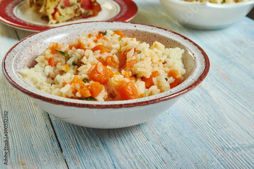 Risotto with Butternut Squash and Kale