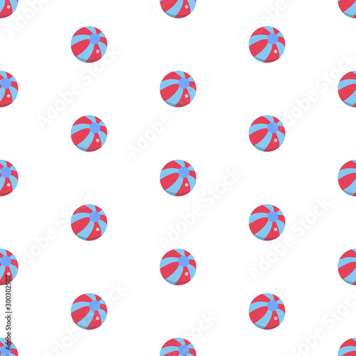 Seamless Pattern with colorful balls