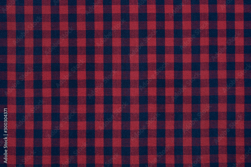 checkered cotton texture for background