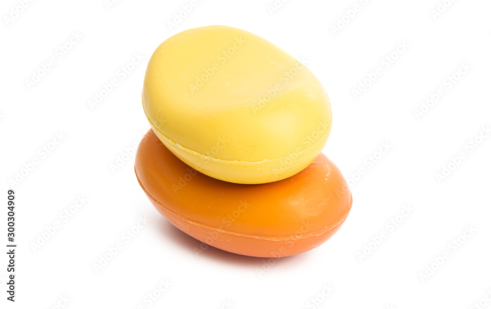 color soap isolated