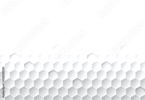 Honeycomb grey background. Vector illustration for card