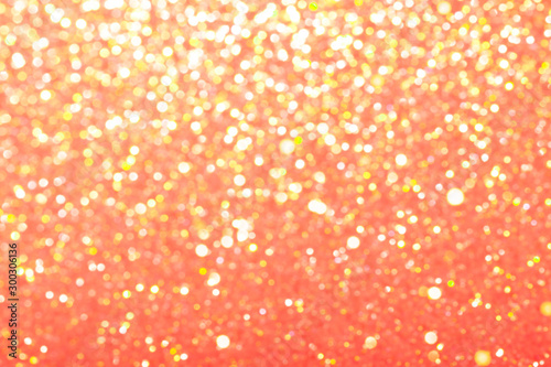 Sparkling trend coral abstract background. The concept of celebrations, the Day of St. Valentine, Christmas, New Year, holiday, birthday, etc.
