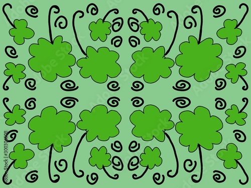 patterns with floral and plant concepts. very suitable for wallpapers and backgrounds