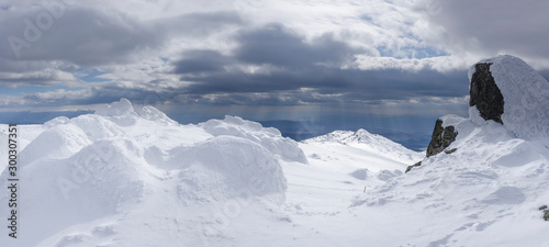 View from the Black Peak on Vitosha mountain photo