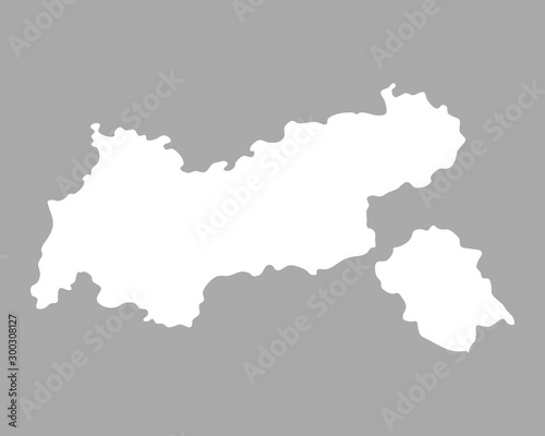 Karte von Tirol