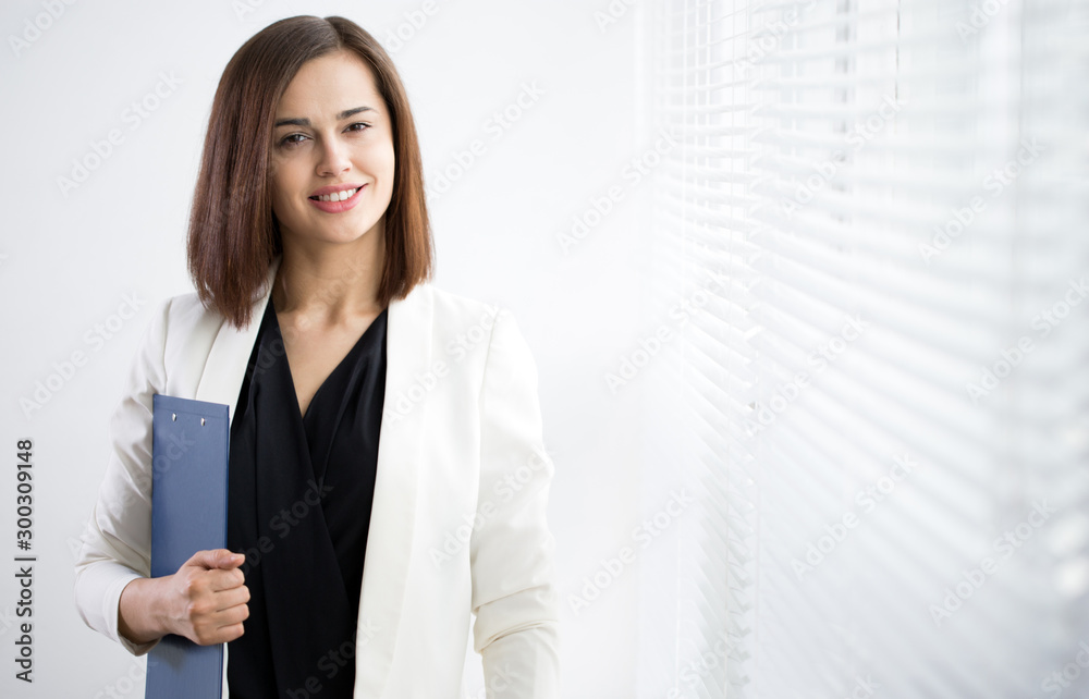 Portrait of successful businesswoman. Portrait of successful businesswoman.
