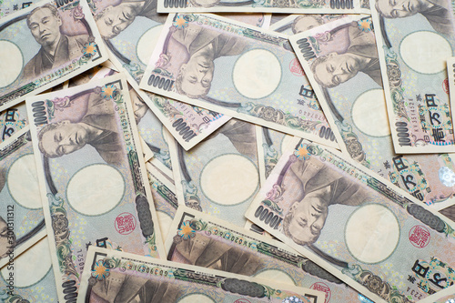 Japanese yen 10000 notes
