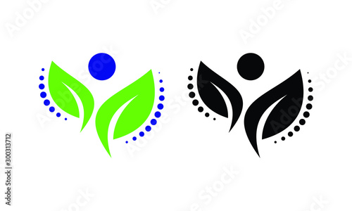 Creative Medical Chiropractic Concept Logo Design Template, chiropractic logo spine spinal care, Chiropractic, massage, back pain and osteopathy icon,