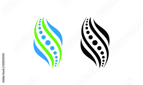 Creative Medical Chiropractic Concept Logo Design Template, chiropractic logo spine spinal care, Chiropractic, massage, back pain and osteopathy icon,
