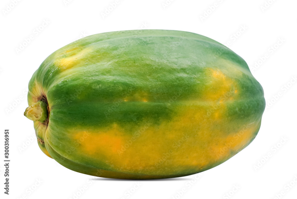 Papaya fruit isolated on white background Papaya fruit isolated on white background