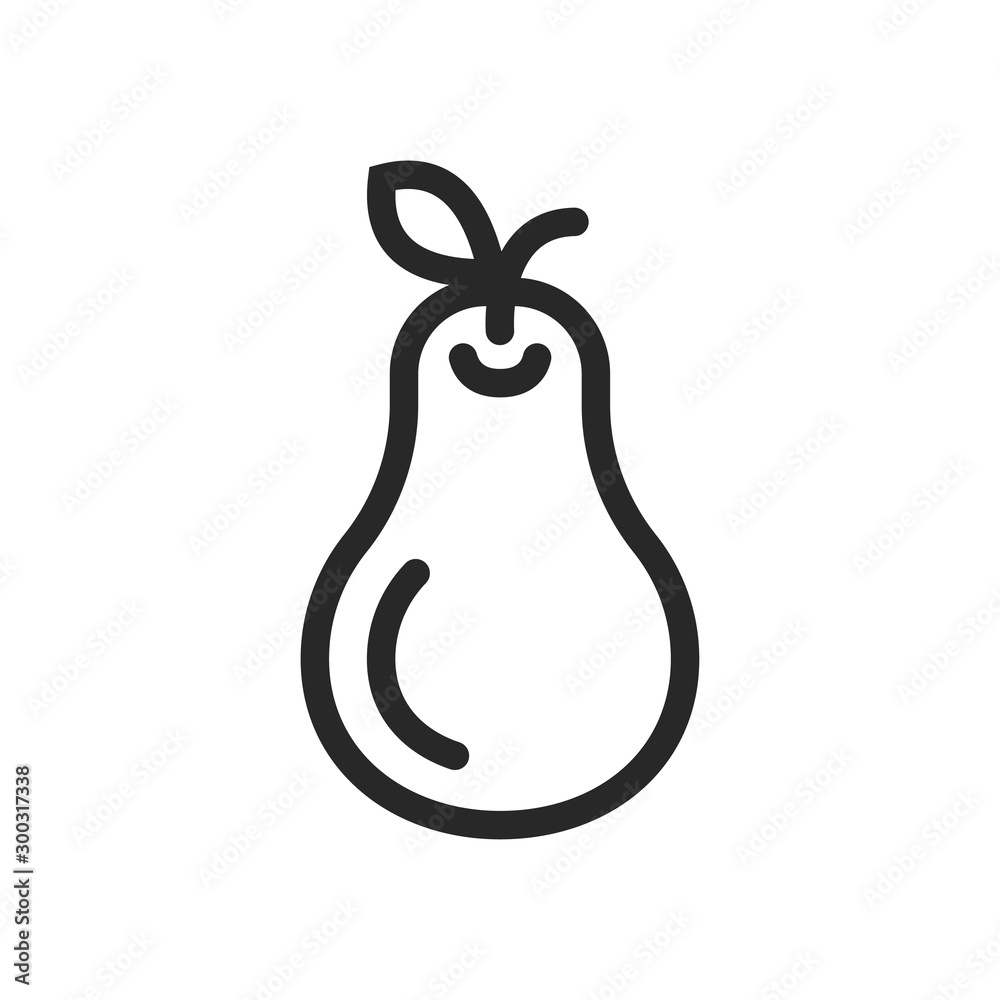 Pear icon vector isolated symbol illustration EPS 10 Pear icon vector isolated symbol illustration EPS 10