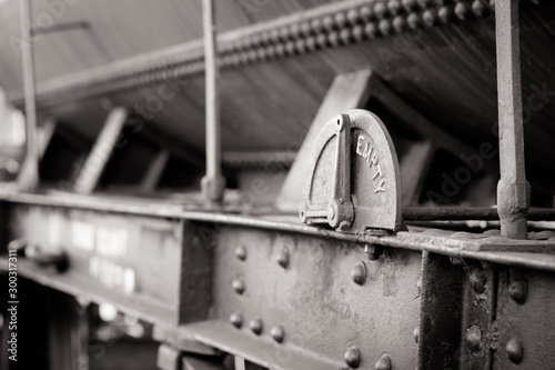 Old Vline Victorian Train Carriage photo