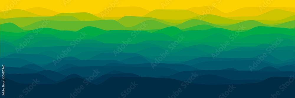 Abstract wave background. Vector colorful illustration.