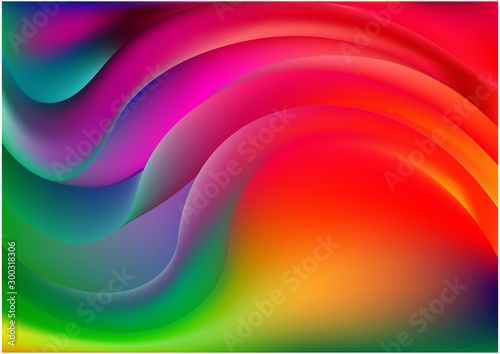 Creative Curve Background vector image design