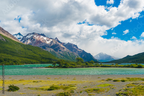 Laguna Nieta lake in Los Glaciares National park in Argentina