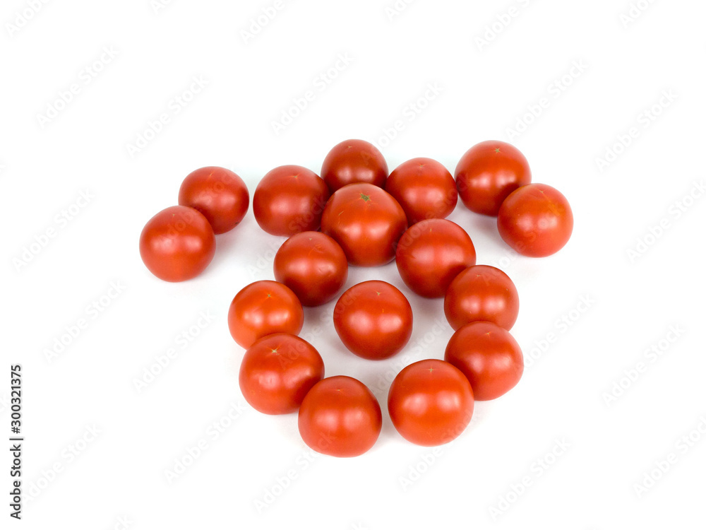 Tomatoes on a white background Tomatoes on a white background