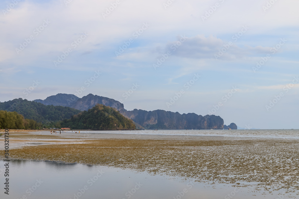 Noppharat Thara Beach near Railay during sunset, Krabi, Thailand